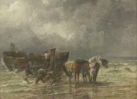 Lot 238 - Samuel C Bird (fl.1865-1893)
AFTER THE STORM
Signed l.l.