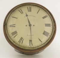Lot 314 - A George lll mahogany wall clock