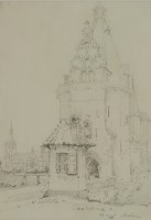 Lot 171 - Samuel Prout OWS (1783-1852)
GOTHIC BUILDINGS AT MALINES