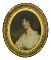 Lot 224 - Circle of William Owen (1769-1825)
PORTRAIT OF A YOUNG LADY