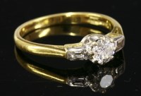 Lot 505 - An 18ct gold single stone diamond ring