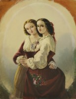 Lot 227 - A... S...
PORTRAIT OF TWO GIRLS