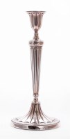 Lot 93 - A George III silver candlestick