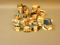 Lot 419 - A quantity of Royal Doulton small character jugs