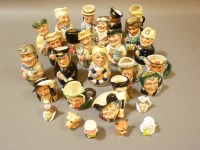 Lot 396 - A quantity of Royal Doulton miniature character jugs