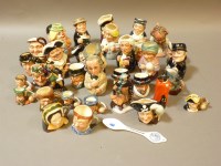 Lot 405 - A quantity of Royal Doulton miniature character jugs