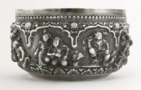 Lot 168 - A late 19th/early 20th century Burmese silver bowl