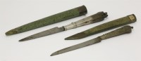 Lot 179 - Two Dutch travel knives