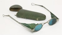 Lot 185 - A shagreen spectacle case