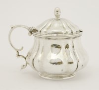 Lot 96 - A William IV silver mustard pot
