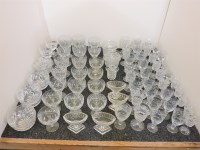 Lot 455 - A quantity of cut glass drinking glasses