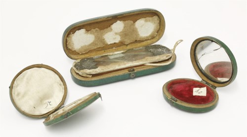 Lot 139 - A late 18th century shagreen toothpick holder