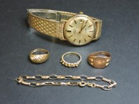 Lot 56 - A gentleman's 9ct gold Rotary mechanical watch