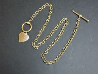 Lot 53 - A trace link necklace