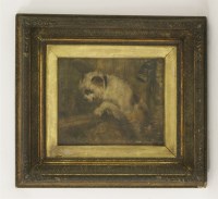 Lot 436 - English School
A TERRIER RATTING
Oil on canvas
24 x 30cm