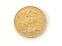 Lot 5 - A Victorian sovereign