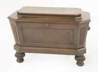 Lot 393 - A Regency mahogany cellaret