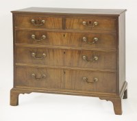 Lot 395 - A George III mahogany chest