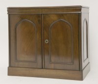 Lot 402 - A mahogany collector's cabinet