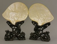 Lot 209 - A pair of mother-of-pearl Shells
