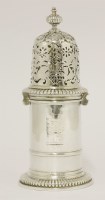 Lot 94 - A William III silver caster