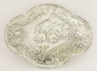 Lot 89 - A Victorian silver dressing table tray