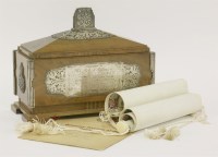 Lot 38 - A 'Freedom of the Borough of Chesterfield' silver-mounted casket