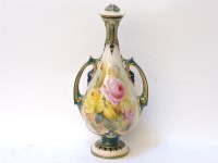 Lot 303 - A Royal Worcester bottle vase