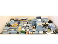 Lot 304 - A large collection of Wedgwood jasper ware