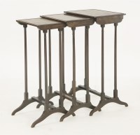 Lot 362 - A nest of three tables