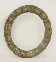 Lot 422 - A gilt framed circular wall mirror