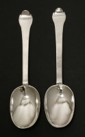 Lot 202 - A pair of early Charles II silver trefid spoons