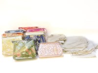Lot 200 - Box of evening bags and linen