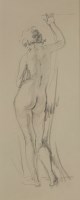 Lot 360 - Margaret Forbes 
SEATED FEMALE NUDE
Signed verso