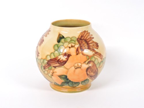 Lot 133 - A modern Moorcroft Finches vase