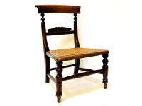 Lot 402 - A 19th century child's chair