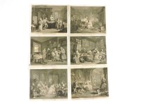 Lot 322 - A set of six unframed prints 'Marriage A La Mode'