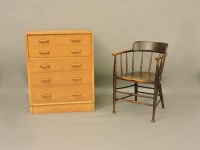 Lot 485 - A desk chair