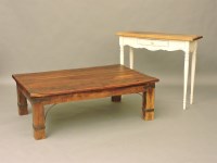 Lot 229B - An Eastern hardwood coffee table