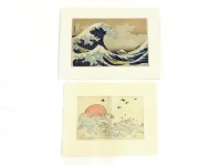 Lot 321 - Two Japanese woodblock prints