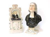 Lot 268 - A Wesley pottery bust