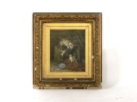 Lot 348 - 19th century English School
A MOTHER CAT AND HER KITTENS
oil on canvas