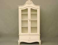 Lot 430 - A Continental mesh fronted armoire