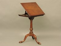 Lot 563 - A George III mahogany reading table