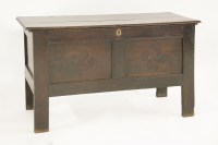 Lot 533A - An oak two-panel coffer