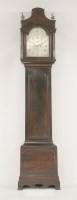 Lot 310 - A George III mahogany longcase clock