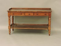 Lot 453 - An early Victorian mahogany serving table