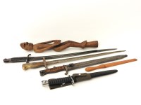 Lot 182 - Four various bayonets