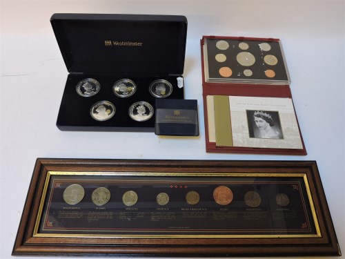 Lot 65 - A set of five silver proof 'Golden Jubilee' Crown size coins
