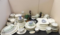Lot 176 - A large quantity of Victorian and later pottery